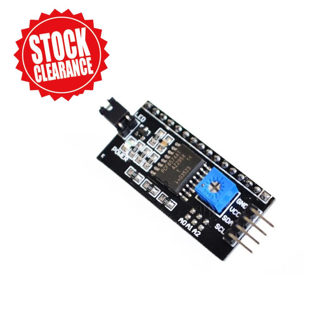 Picture of IIC I2C TWI SPI Serial Interface Board Module 5V 4Pin Serial Board Module Port IIC I2C TWI SPI For Arduino 1602 1601 2004 LCD Display Electrical Circuitry & Parts ( stock clearance sale)