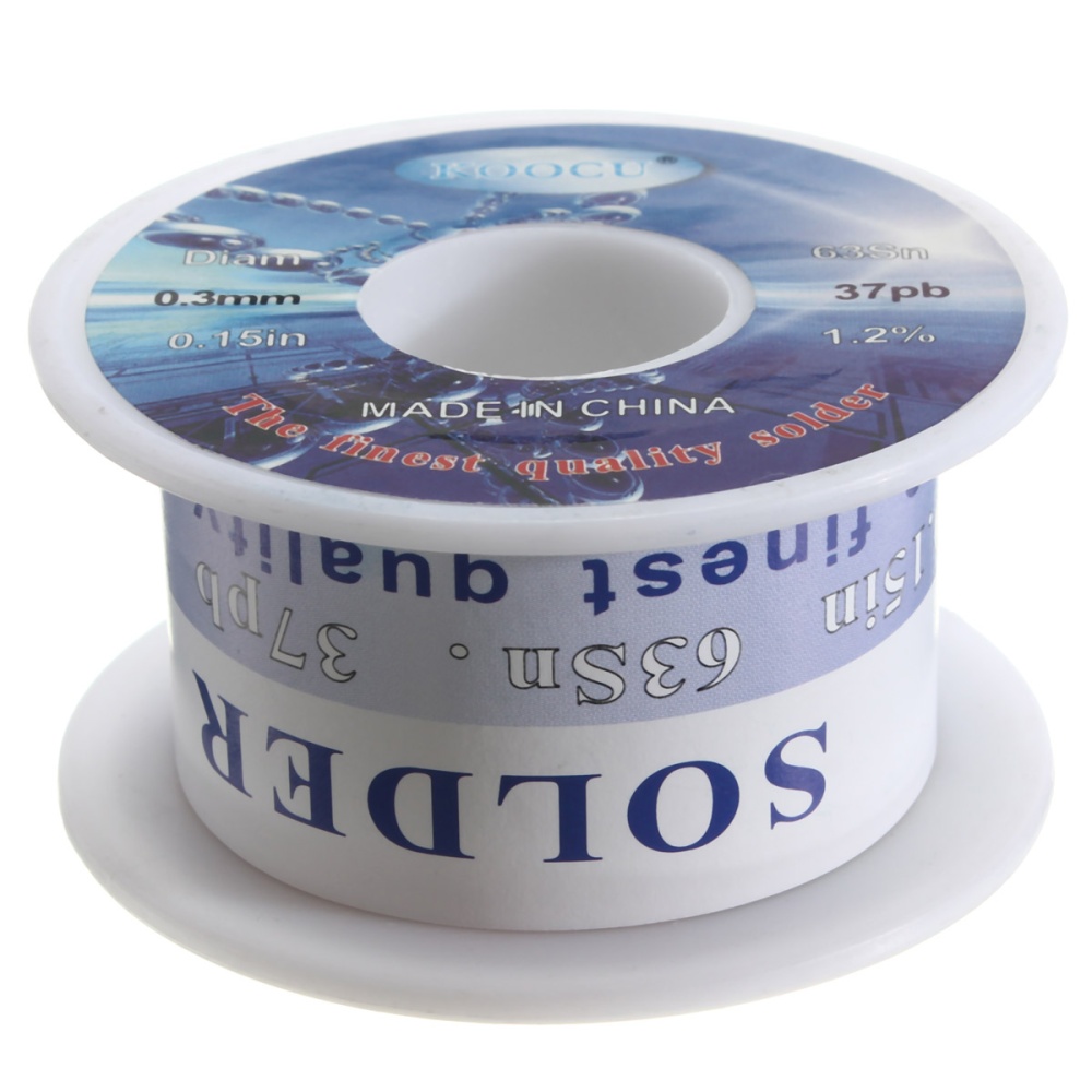 Picture of 7 Gauge 0.3mm Soldering Wire KOOCU 0.3mm 63Sn 37pb 7 Gauge Soldering Lead Rang Tin Lead