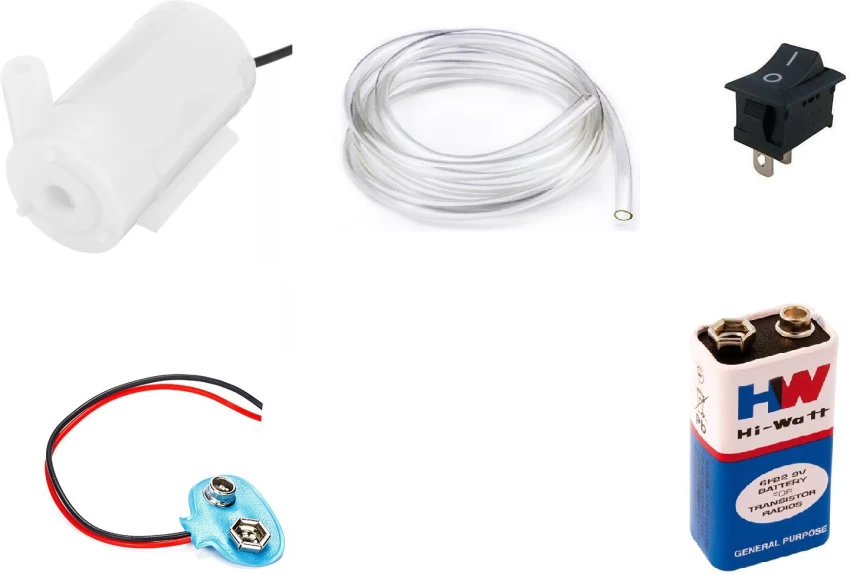 Picture of Indoreach Robotics Micro DC 3 - 9 V Submersible Pump Mini water pump For Aquarium, Fish Tank And Suitable For School Projects And Models Submersible Water Pump Garden Tool Kit  (5 Tools
