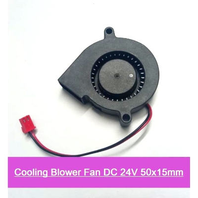 Picture of Cooling Blower Fan DC 24V 50x15mm Radial Turbine Blower Brushless Exhaust Fans 5015 With Short Cable & JST Connector For 3D Printer CNC Machine Blower Radial Cooling Fan
