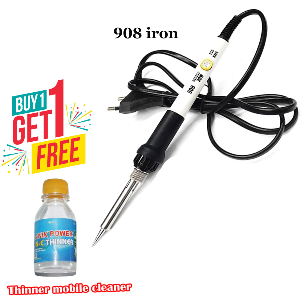 Picture of Temperature Controlled Soldering Iron 907 908 with Regulator (220v 60W) 200-450°C Adjustable Temperature