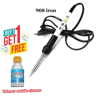 Picture of Temperature Controlled Soldering Iron 907 908 with Regulator (220v 60W) 200-450°C Adjustable Temperature