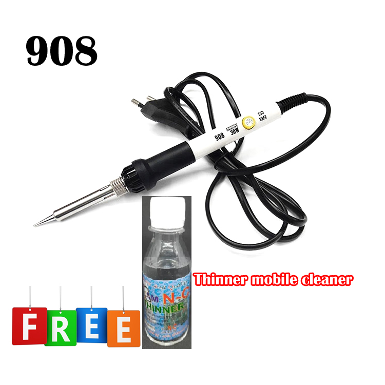Picture of Temperature Controlled Soldering Iron 907 908 with Regulator (220v 60W) 200-450°C Adjustable Temperature