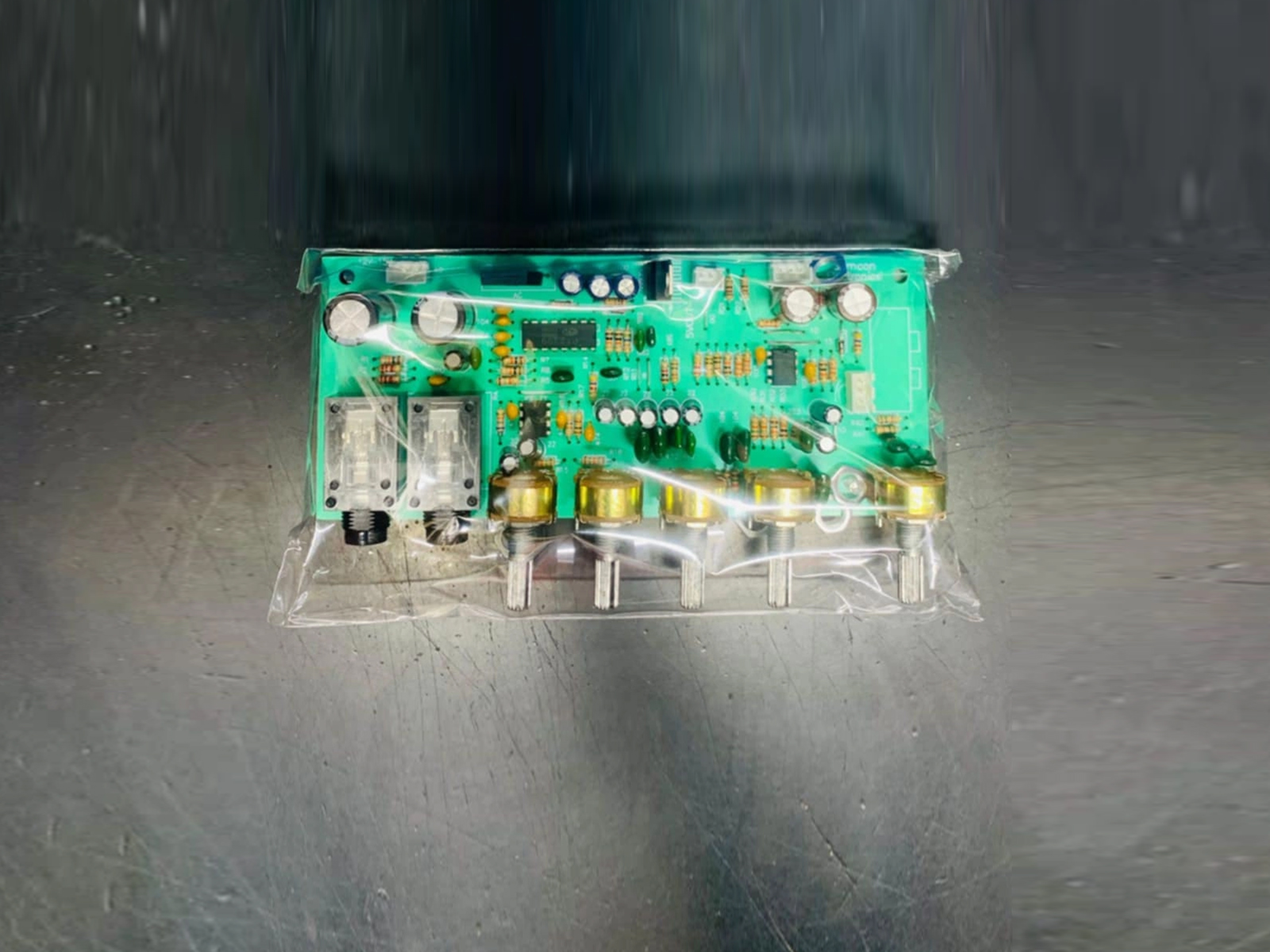Picture of Digital Karaoke Amplifier OK339 DC 12-15V Karaoke preamp tuning board OK339 Bluetooth reverb amplifier front tone module DIY finished product
