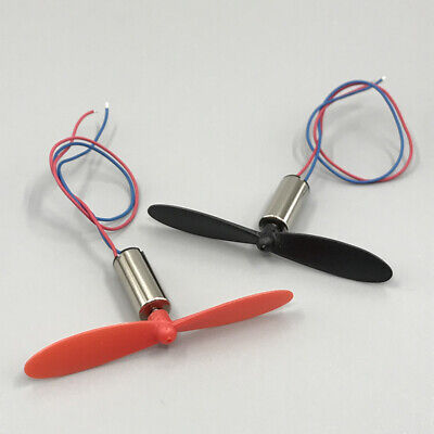 Picture of 51,000 RPM 3.7V DC Motor Kit for Toy Cars and Drones – Comes with 2 Motors and 2 Propellers