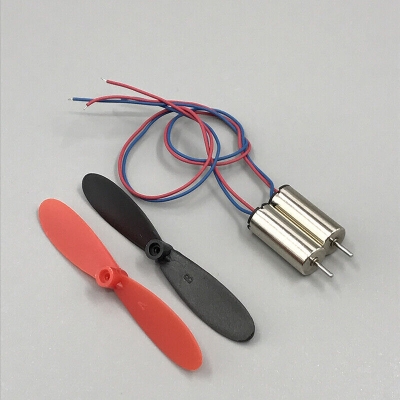Picture of 51,000 RPM 3.7V DC Motor with Propellers – Perfect for Mini Drones and Toy Cars (2 Motors + 2 Propellers)