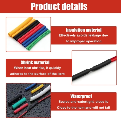 Picture of Why Every DIY Enthusiast Needs This Heat Shrink Tubing Kit: 40pcs for All Your Wiring Projects