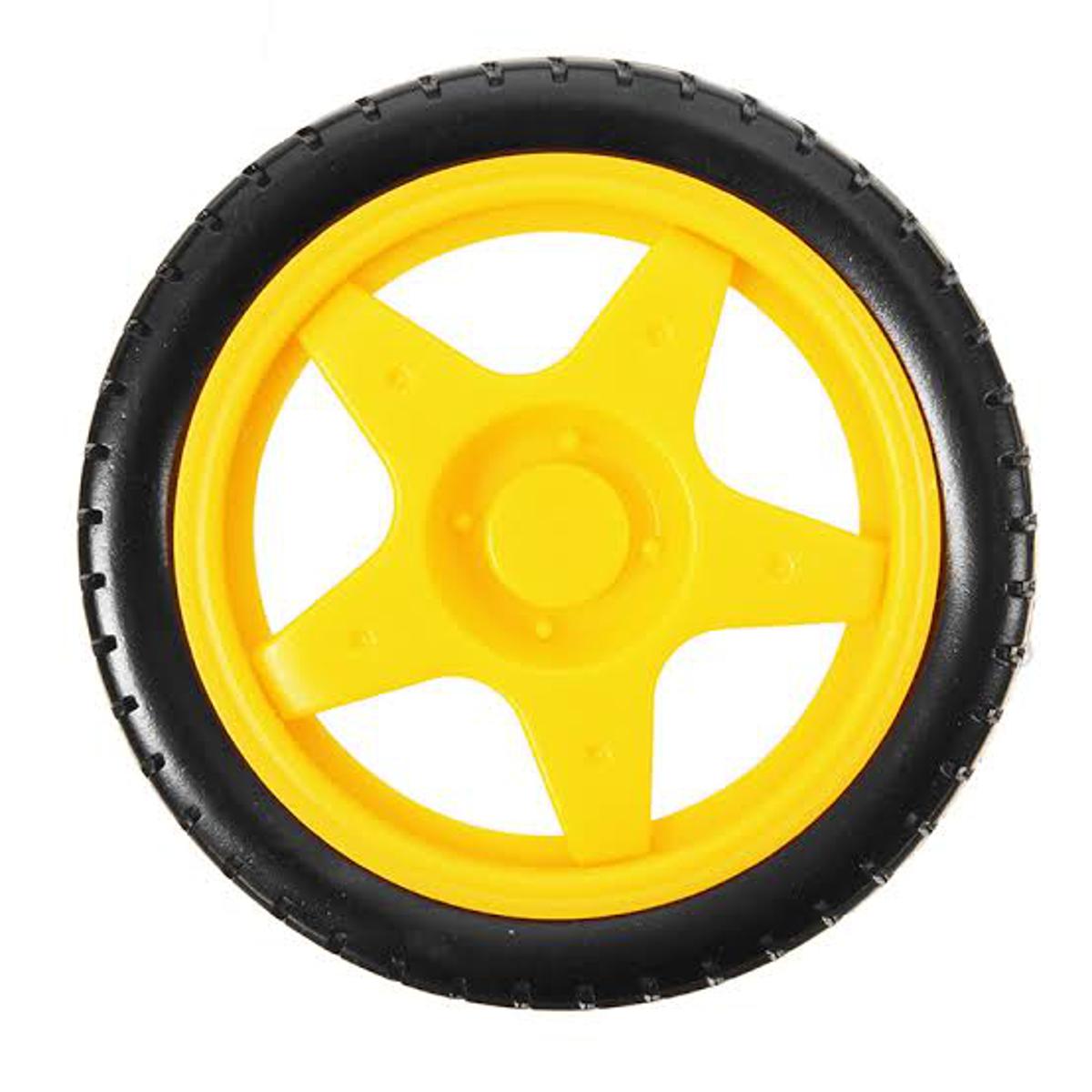 Picture of 1PCS-Smart Car Robot Plastic Tire Wheel