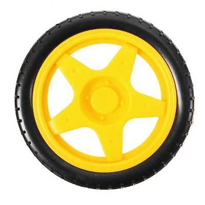 Picture of 1PCS-Smart Car Robot Plastic Tire Wheel