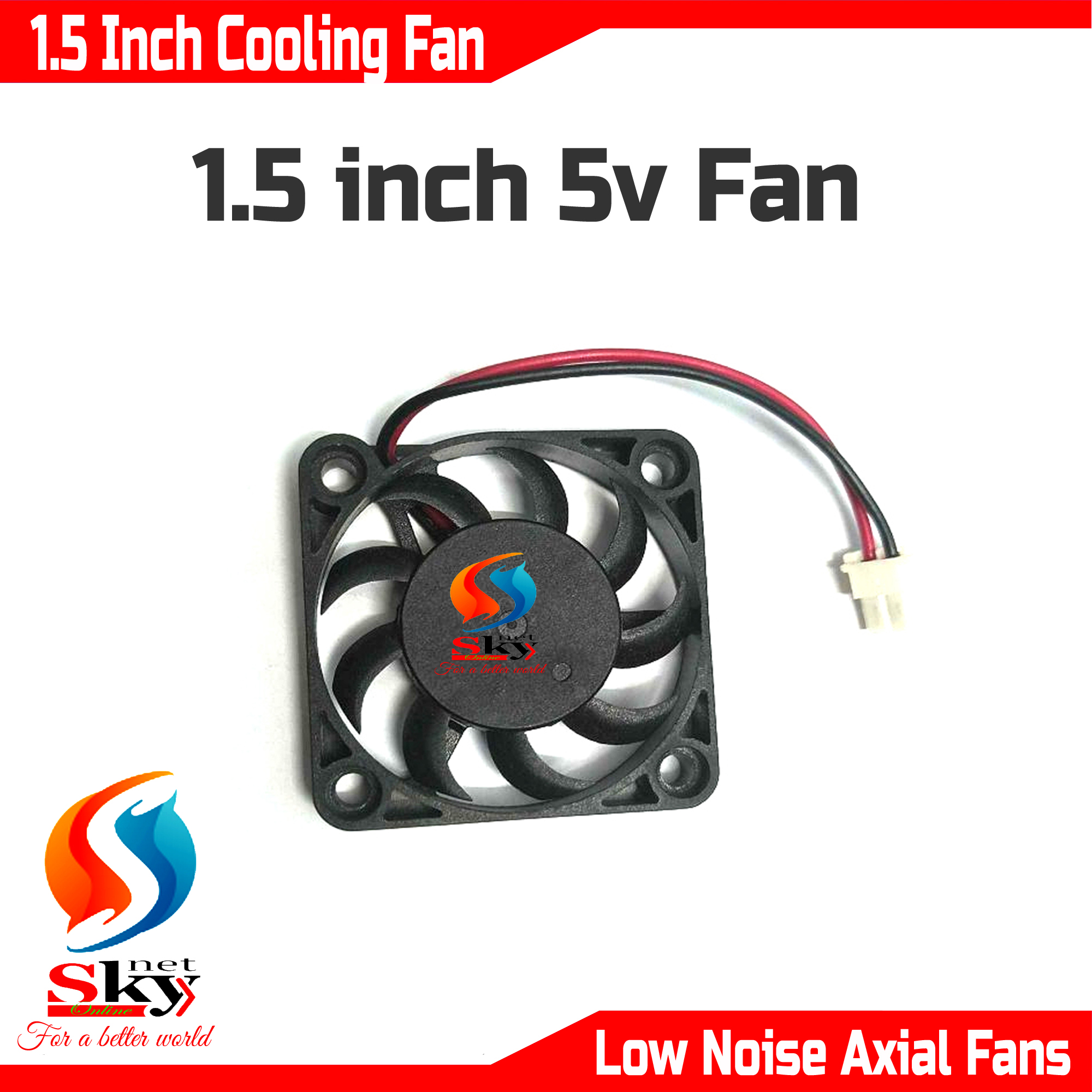 Picture of 1.5 Inch DC 5V Brushless Bearing Lower Noise Level DC Axial Cooling Fan.