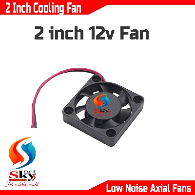 Picture of 2 Inch DC 12V Brushless Bearing Lower Noise Level DC Axial Cooling Fan.