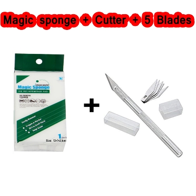 Picture of Magic Sponge Eraser Sponge Cleaner Foam & Cutter With 6 Blades Body (Aluminium Body)