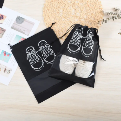 Picture of Travel Shoe Bag Shoe Organizer Storage Bag Drawstring Bag Waterproof Portable Travel Shoe Bag