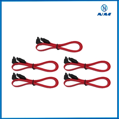 Picture of 5pcs SATA Data Cable for HDD SSD & CC TV DVR