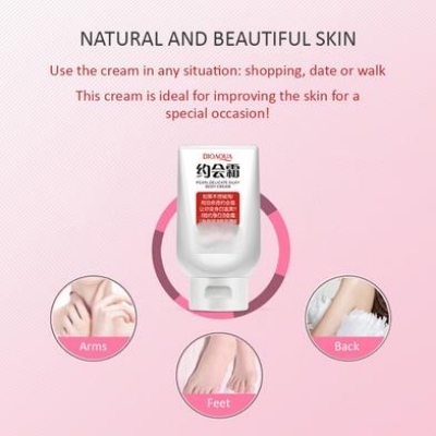 Picture of BIOAQUA Pearl Delicate Silky Body Cream  Feet Women Skin Care Natual Rejuvenates Nutrition Concealer 180g
