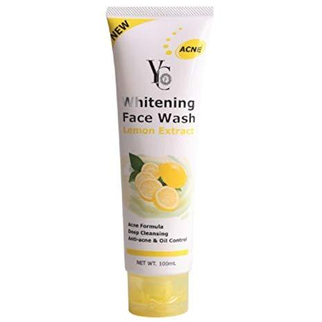 Picture of YC Whitening Lemon Extract Acne Face Wash (100 ml) for Unisex