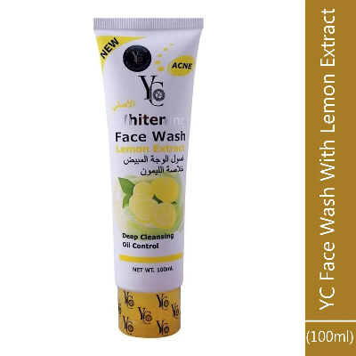Picture of YC Whitening Lemon Extract Acne Face Wash (100 ml) for Unisex