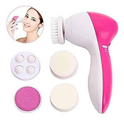Picture of 5 in 1 Face Massager - Pink and White