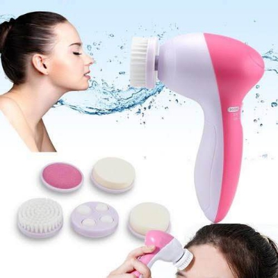 Picture of 5 in 1 Face Massager - Pink and White