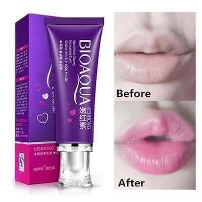 Picture of Bioaqua Pink Cherry Lip Private Part Nipple Bleaching Whitening Pinkish Cream - 30 gm