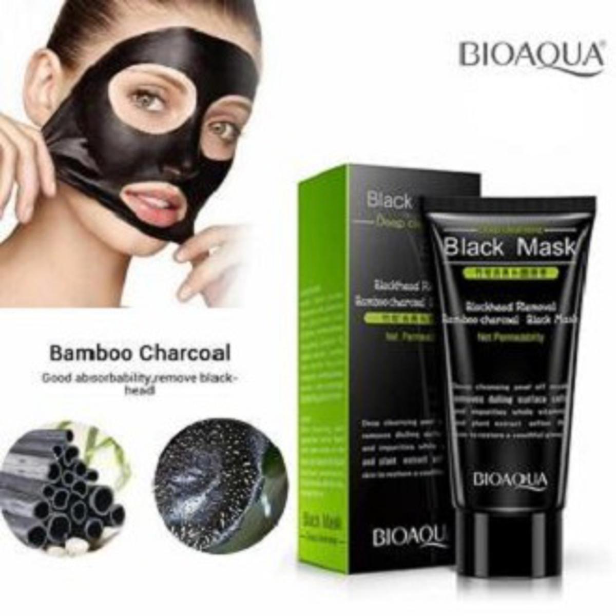Picture of BioAqua Deep Cleansing Charcoal Black Facial Mask - 60gm