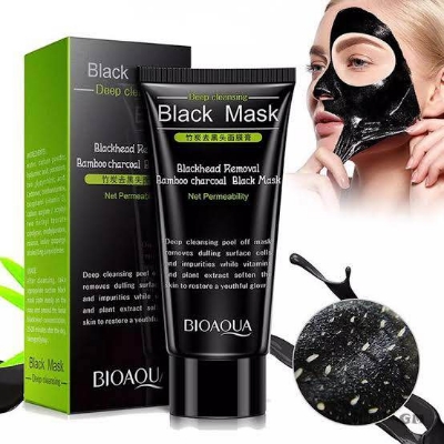 Picture of Bioaqua Bamboo Charcoal Black Facial Mask - 60gm
