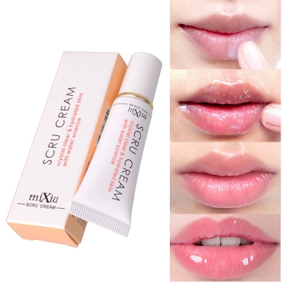 Picture of ROMANTIC BEAR Lip Scrub Cream Propolis Lip Exfoliating Gel Moisturizing Hydrating Smooth Sooth Dry Lips - Lip Balm