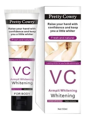 Picture of Pretty cowry VC Underarm Whitening Cream for Bikini Elbow Armpit Knee Dark Area Lightening-50gm