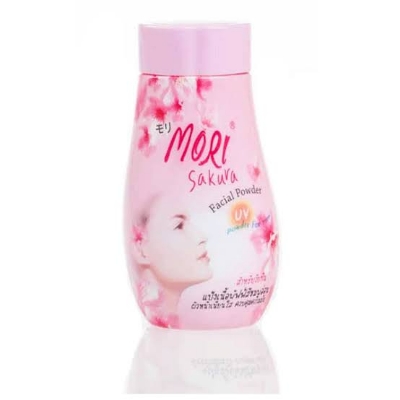 Picture of Pink powder MORI Sakura Facial Powder UV protection Smooth Bright All Day Long-50gm