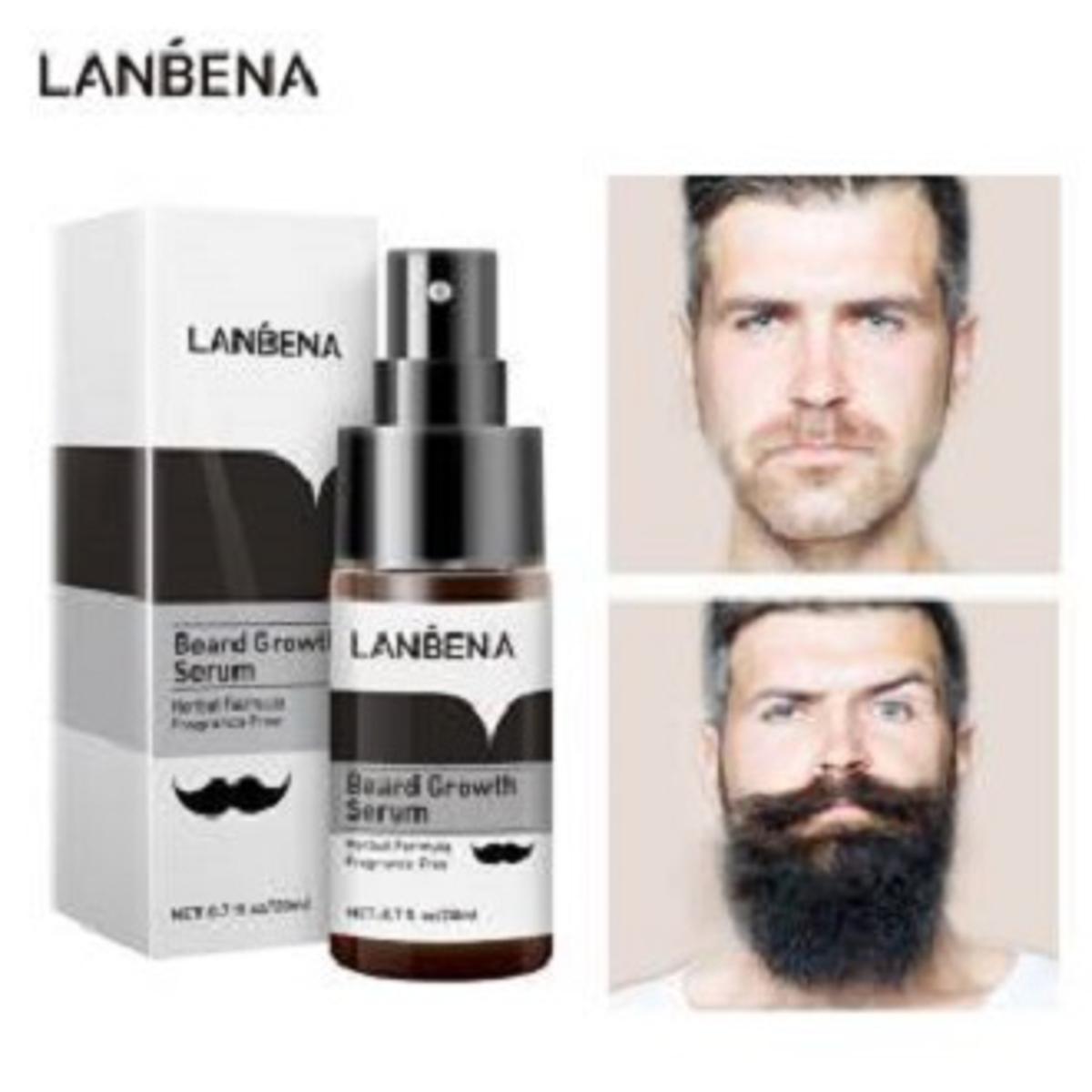 Picture of LANBENA Beard Growth Essence Fast Powerful Hair Loss Product Beard Oil Growth Serum Oils Hair Growth Treatment Hairs Care