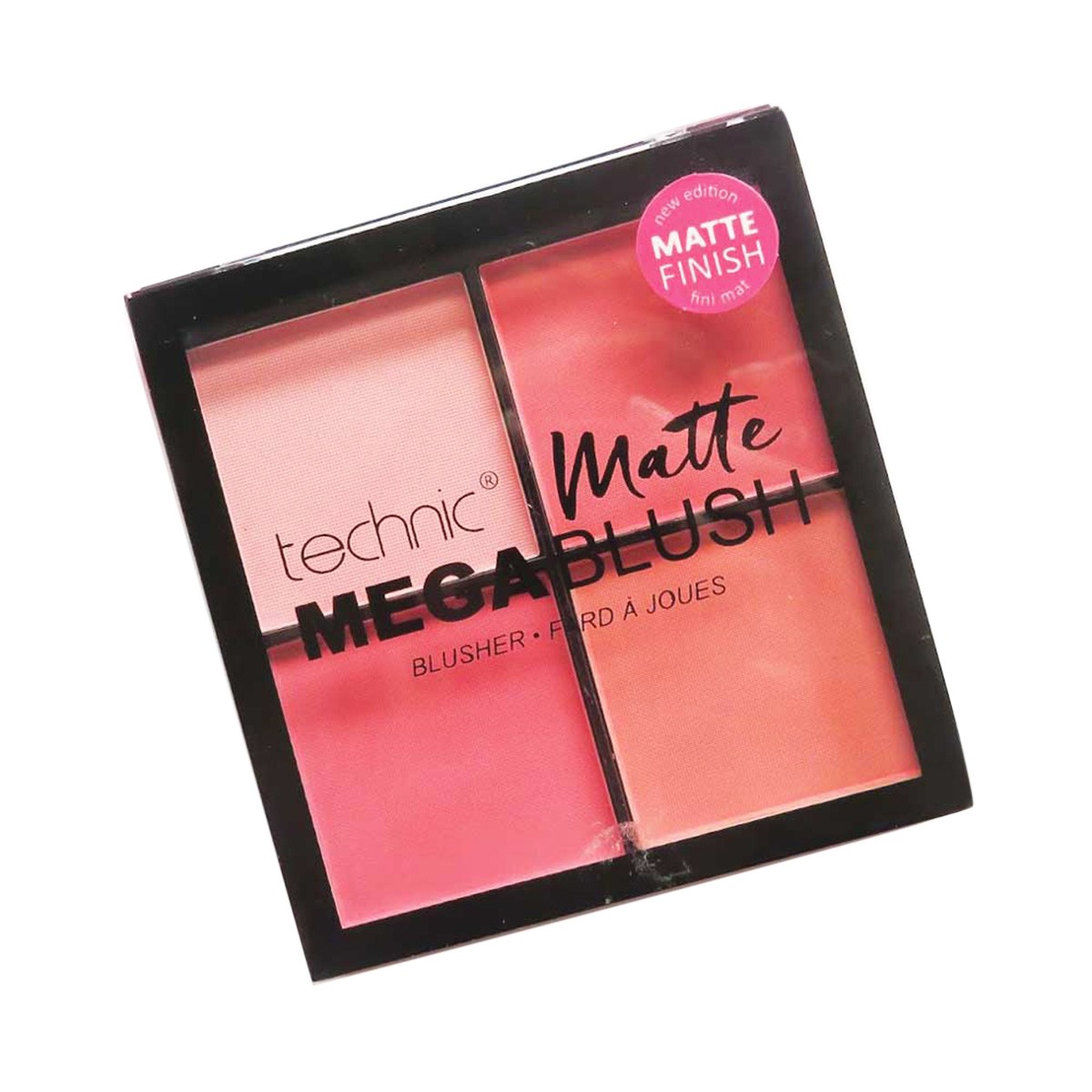 Picture of Technic Matte Mega Blush Palette - Highly Pigmented, 4 Colors, Long-Lasting 11.2g