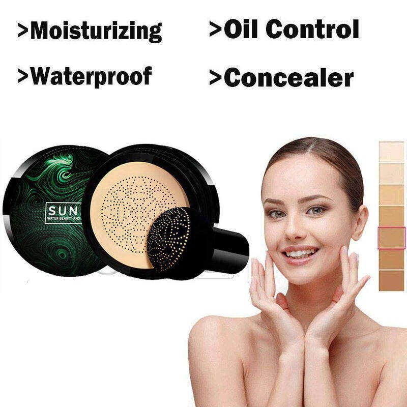 Picture of SUNISA Mushroom Head Make up Air Cushion Moisturizing Foundation Air-permeable Natural Brightening Makeup BB Cream