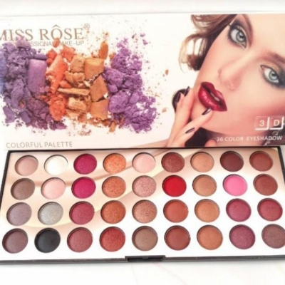 Picture of MISS ROSE 36 Color Eyeshadow 3D Colorful Waterproof Eye Shadow Palette