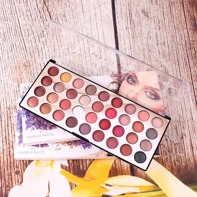 Picture of MISS ROSE 36 Color Eyeshadow 3D Colorful Waterproof Eye Shadow Palette