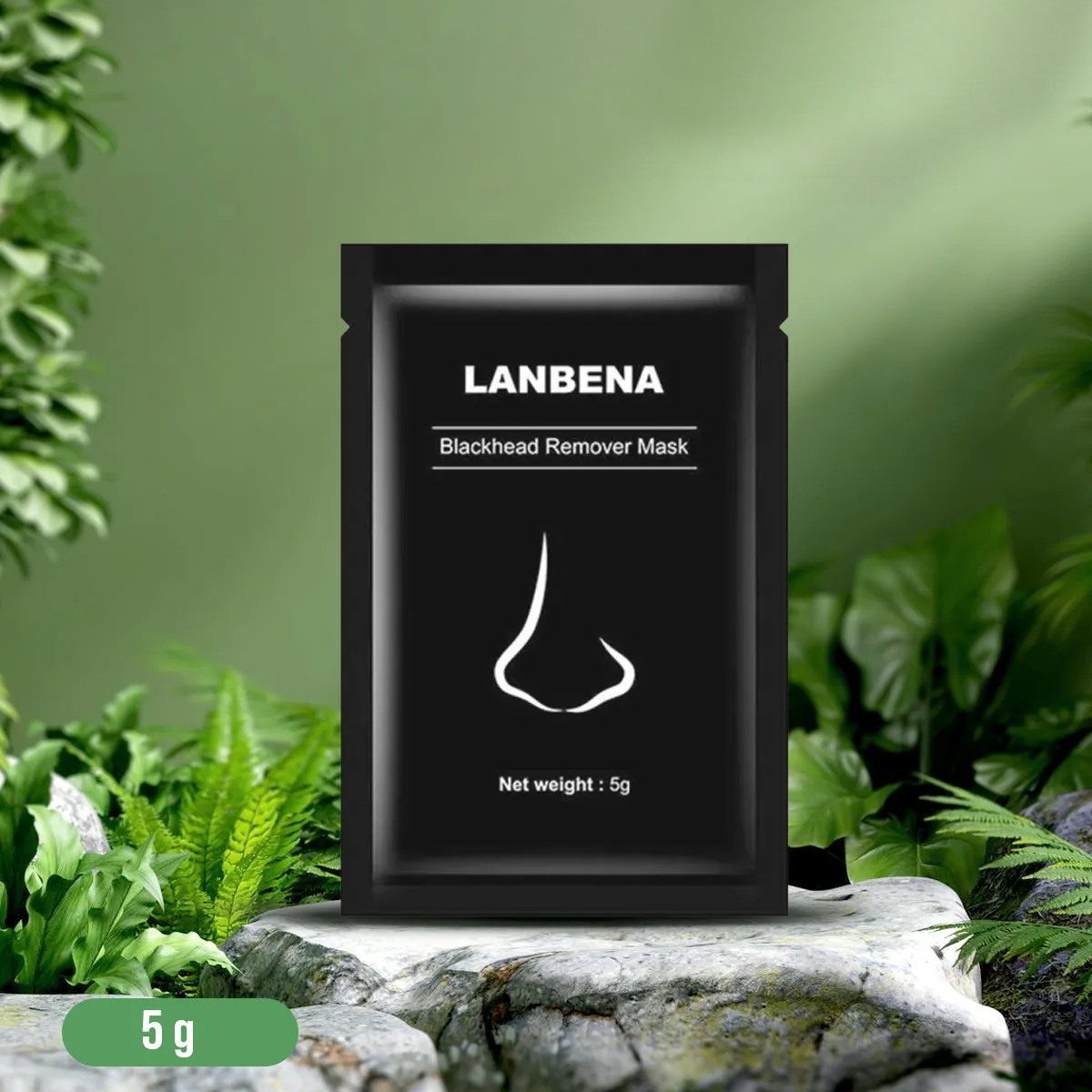 Picture of LANBENA Black Mask Blackhead Remover Peel Off Mask Mud Face Mask Charcoal Mask Nose Acne Treatment Oil Control Skin Care-1pcs
