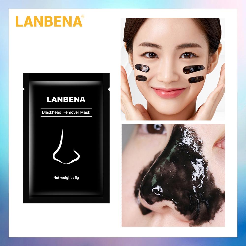 Picture of LANBENA Black Mask Blackhead Remover Peel Off Mask Mud Face Mask Charcoal Mask Nose Acne Treatment Oil Control Skin Care-1pcs