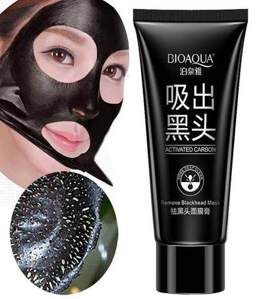 Picture of Bioaqua Bamboo Charcoal Black Facial Mask - 60gm