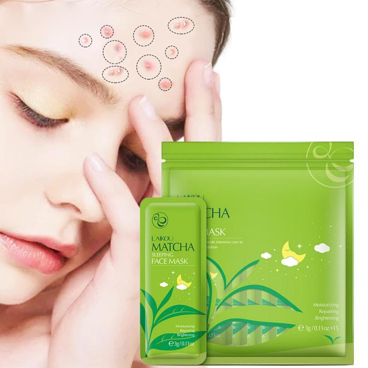 Picture of LAIKOU Matcha Sleeping Mask Cream [ 1pcs]
