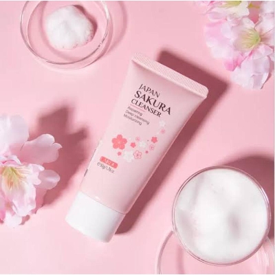 Picture of Japan Sakura Foam Cleanser Face Wash Oil Control Brightening Skin Care 50g Skin Care Korean Cosmetics Face Care