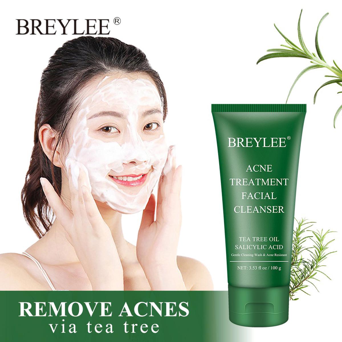 Picture of BREYLEE Deep Clean Face  Facial Cleanser Cleansing Cream Facial Scrub Acne Treatment-100gm