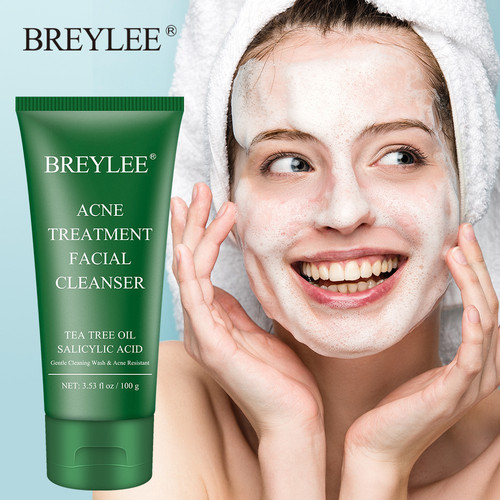 Picture of BREYLEE Deep Clean Face  Facial Cleanser Cleansing Cream Facial Scrub Acne Treatment-100gm