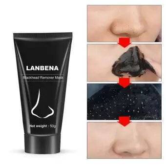 Picture of LANBENA Blackhead Remover Nose Black Mask Face Care Mud Acne Treatment Peel Off Mask Pore Strip Skin Care Peel Mask Oil Control-50gm