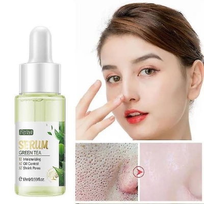 Picture of Fenyi Green Tea Facial Serum Sodium Hyaluronic Acid Shrink Pore Moisturizing Oil Control Soothing Acne Skin 17ml