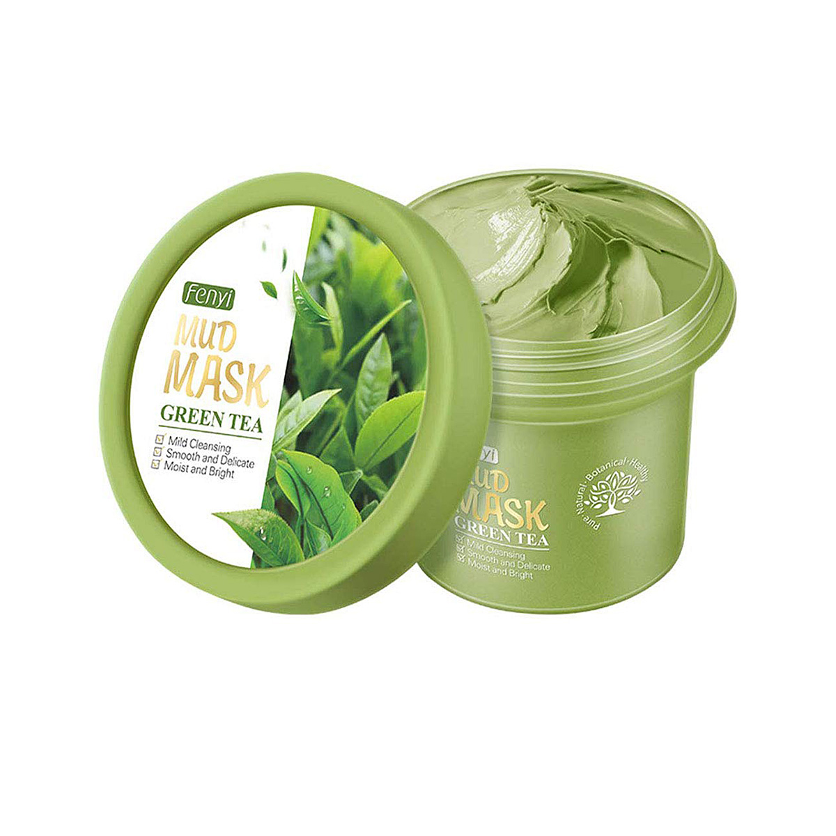 Picture of Fenyi MATCHA deep cleansing mud cream green tea oil-control skin care mask - 100g