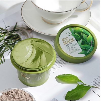 Picture of Fenyi MATCHA deep cleansing mud cream green tea oil-control skin care mask - 100g