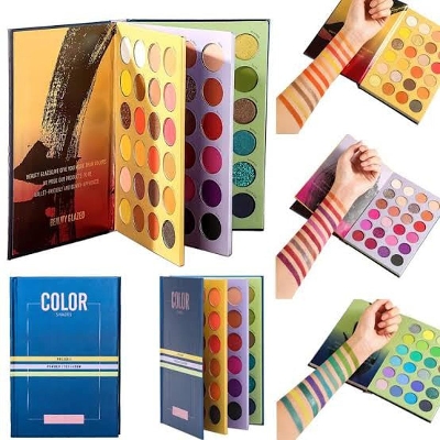 Picture of Makeup Palette Combination With 3 Layers All In One Makeup Set High Pigmented 72 Colors Pressed Powder Eyeshadow Color Shades Palette Make Up Eye Shadow - Eyeshadow Palette - Eyeshadow Palette