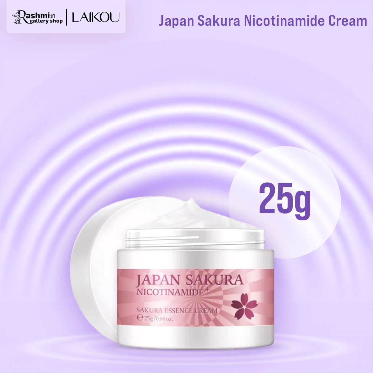 Picture of LAIKOU Japan Sakura Nicotinamide Sakura Essence Cream 25g