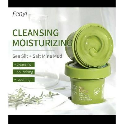 Picture of Fenyi MATCHA deep cleansing mud cream green tea oil-control skin care mask - 100g