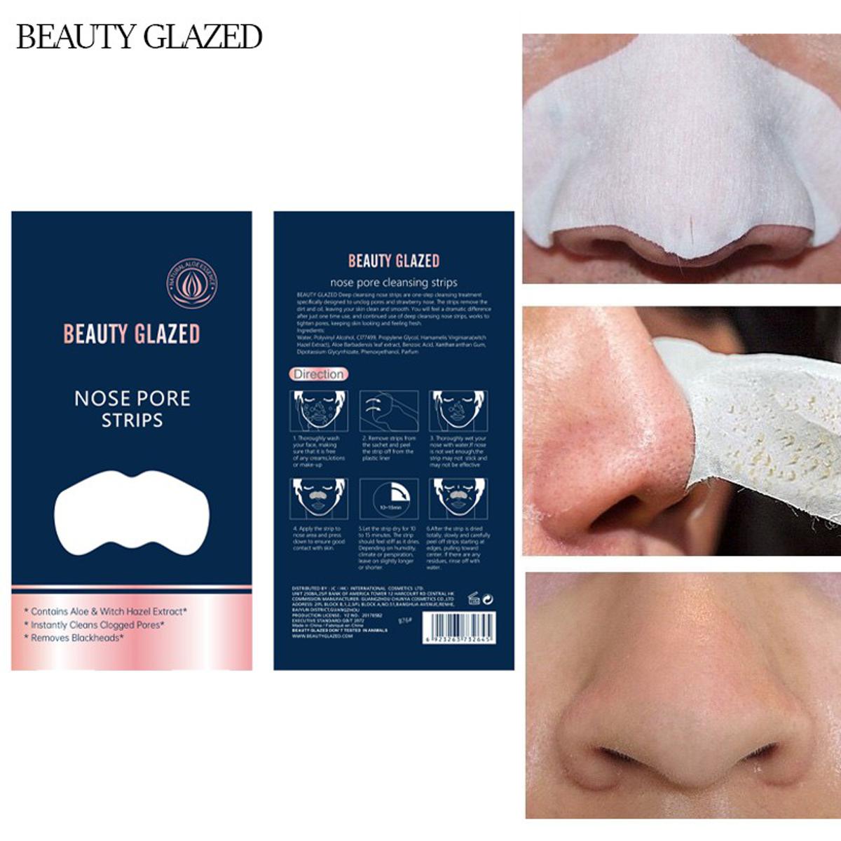 Picture of BEAUTY GLAZED NOSE PORE STRIPS -1 PIECES