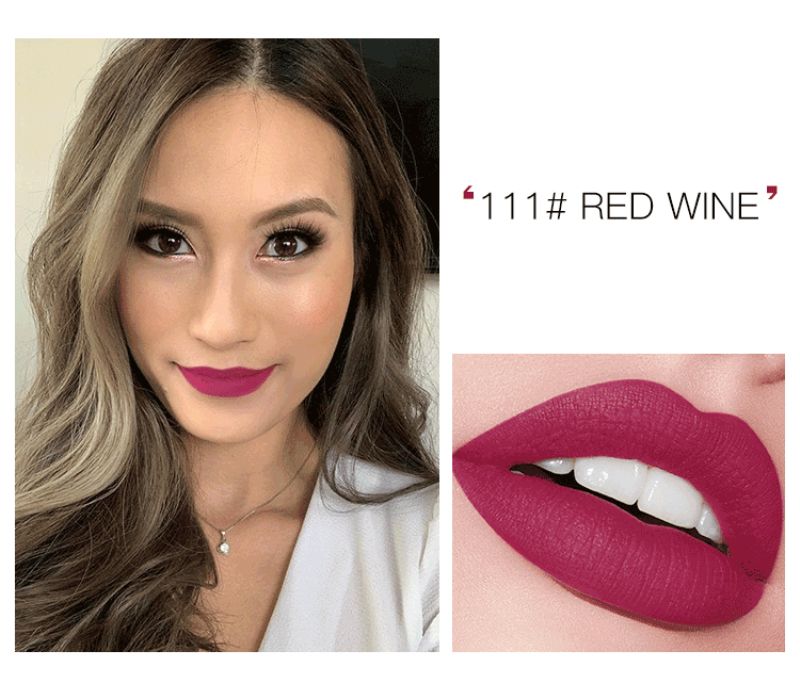 Picture of Beauty Glazed Super Mini Matte Liquid Lipstick-111 (Red _ Wine)